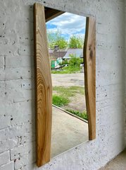 Зеркало с рамой из слэба береста